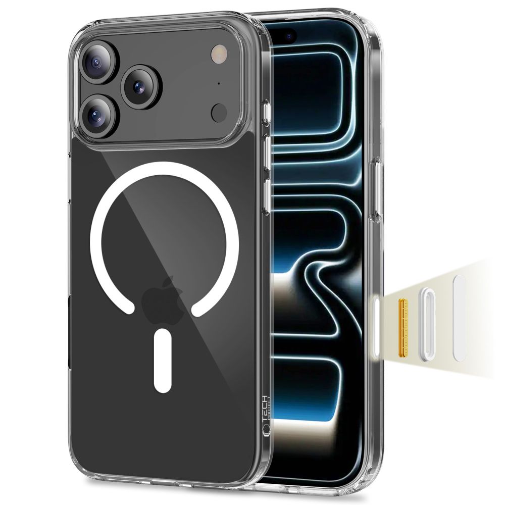 Tech-Protect MagSafe dėklas iPhone 17 Pro Max – skaidrus -- iPhone 17 Pro Max