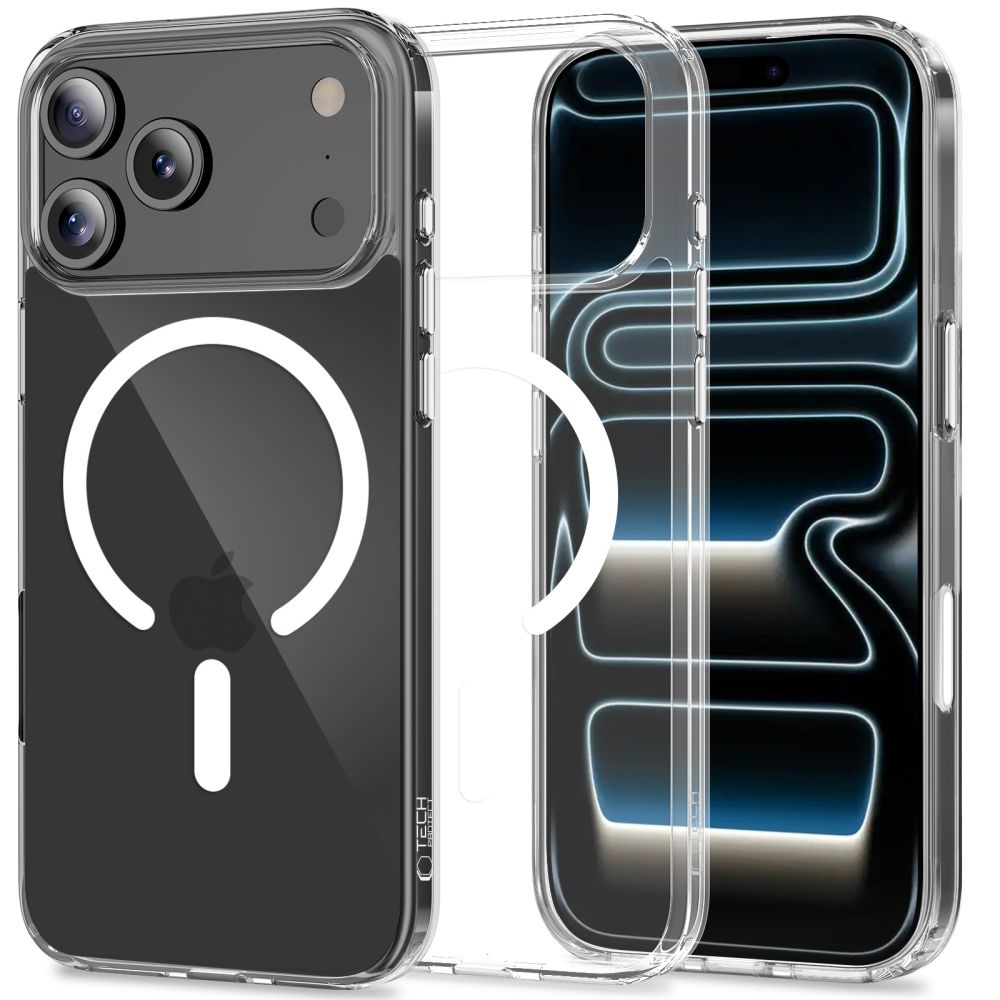 Tech-Protect MagSafe dėklas iPhone 17 Pro Max – skaidrus -- iPhone 17 Pro Max