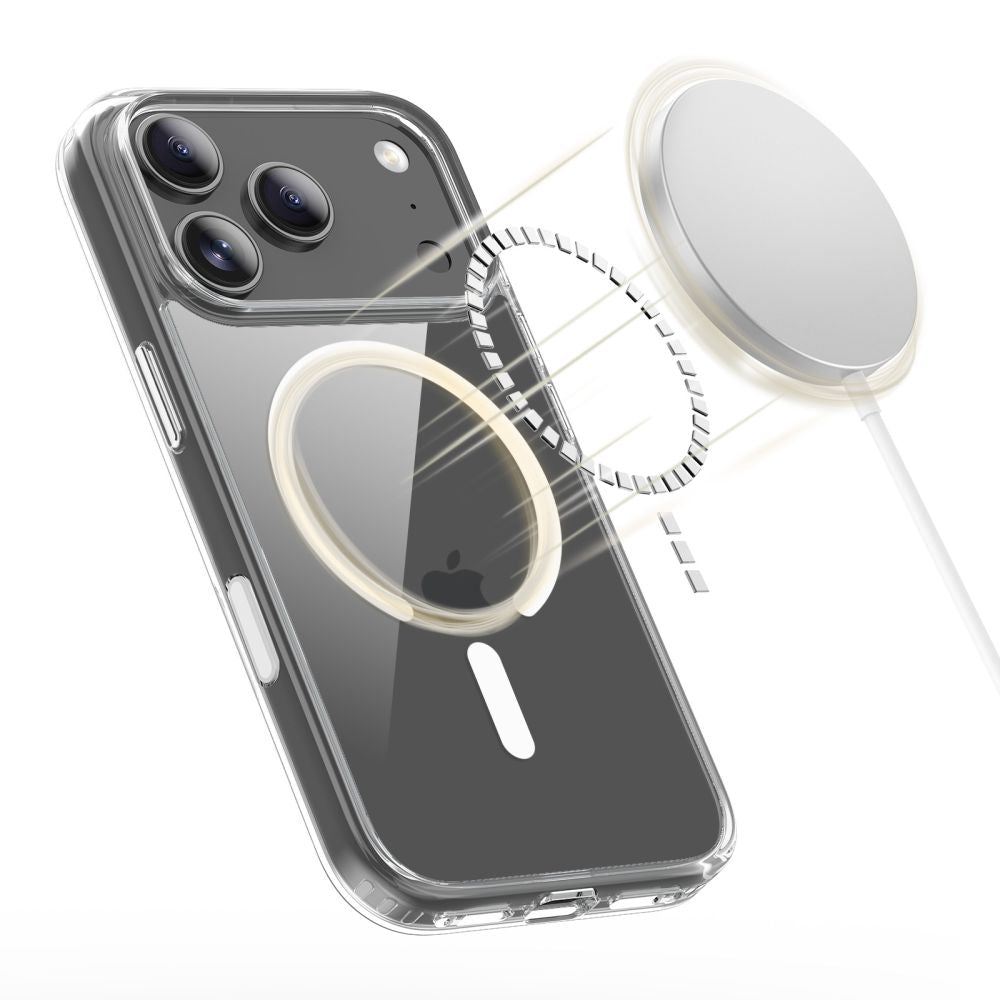 Tech-Protect MagSafe dėklas iPhone 17 Pro Max – skaidrus -- iPhone 17 Pro Max