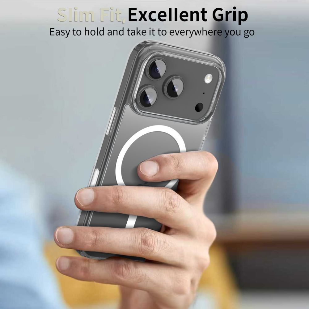 Tech-Protect MagSafe dėklas iPhone 17 Pro Max – skaidrus -- iPhone 17 Pro Max