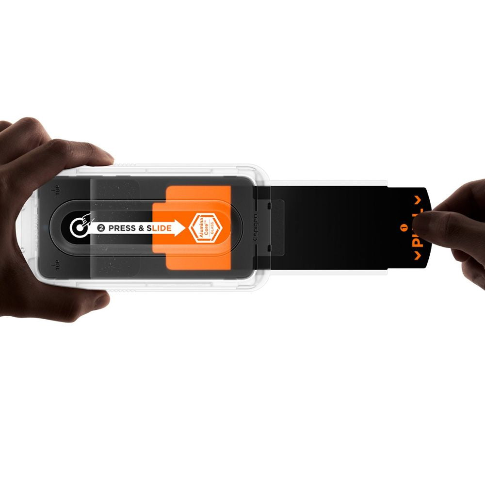 Spigen EZ Fit Pro grūdintas stiklas Galaxy S25 FE (2 vnt.)