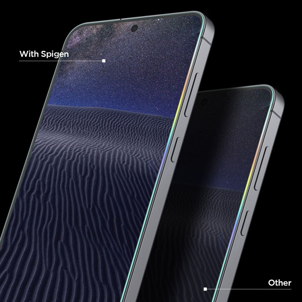 Spigen EZ Fit Pro grūdintas stiklas Galaxy S25 FE (2 vnt.)