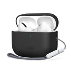 Tech-Protect silikoninis dėklas AirPods Pro 3 – juodas -- AirPods Pro 3