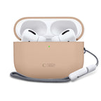 Tech-Protect silikoninis dėklas AirPods Pro 3 – smėlinis -- AirPods Pro 3