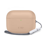 Tech-Protect silikoninis dėklas AirPods Pro 3 – smėlinis -- AirPods Pro 3