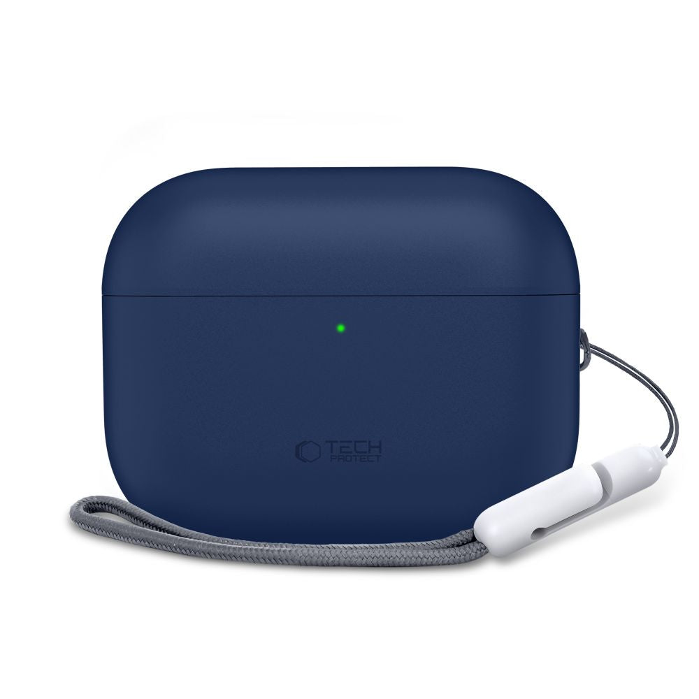 Tech-Protect silikoninis dėklas AirPods Pro 3 – tamsiai mėlynas -- AirPods Pro 3