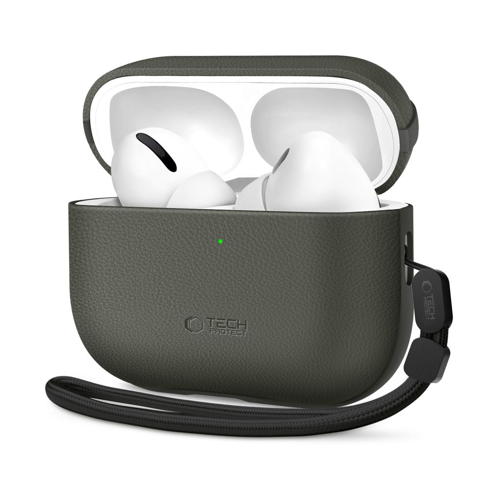 Tech-Protect NaturalFit odinis dėklas AirPods Pro 3 – žalias -- AirPods Pro 3