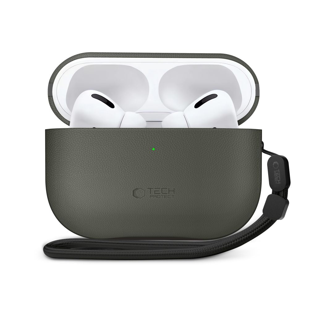 Tech-Protect NaturalFit odinis dėklas AirPods Pro 3 – žalias -- AirPods Pro 3