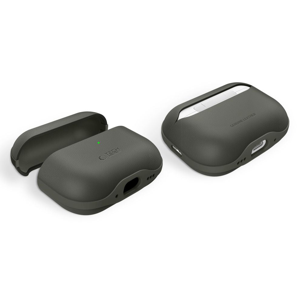 Tech-Protect NaturalFit odinis dėklas AirPods Pro 3 – žalias -- AirPods Pro 3