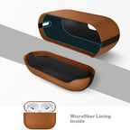 Tech-Protect NaturalFit odinis dėklas AirPods Pro 3 – rudas -- AirPods Pro 3