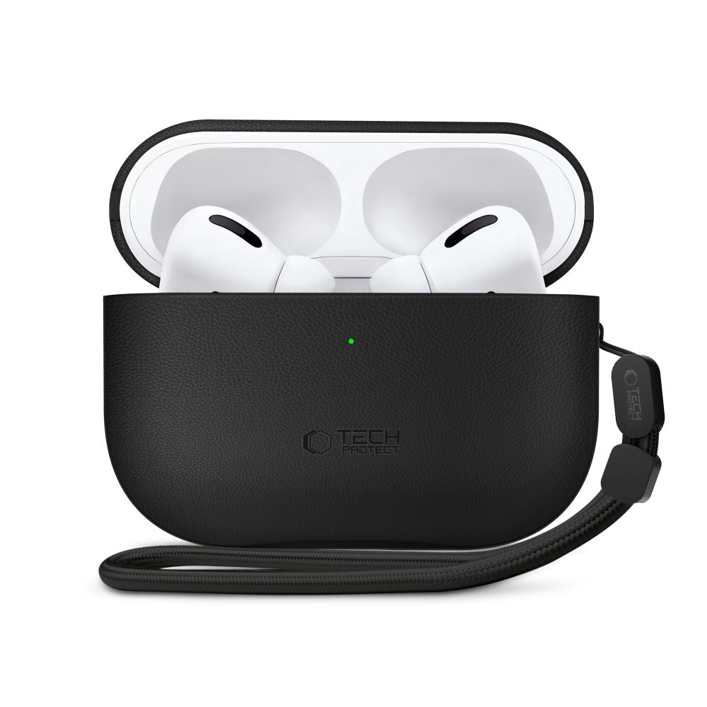 Tech-Protect NaturalFit odinis dėklas AirPods Pro 3 – juodas -- AirPods Pro 3