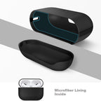 Tech-Protect NaturalFit odinis dėklas AirPods Pro 3 – juodas -- AirPods Pro 3