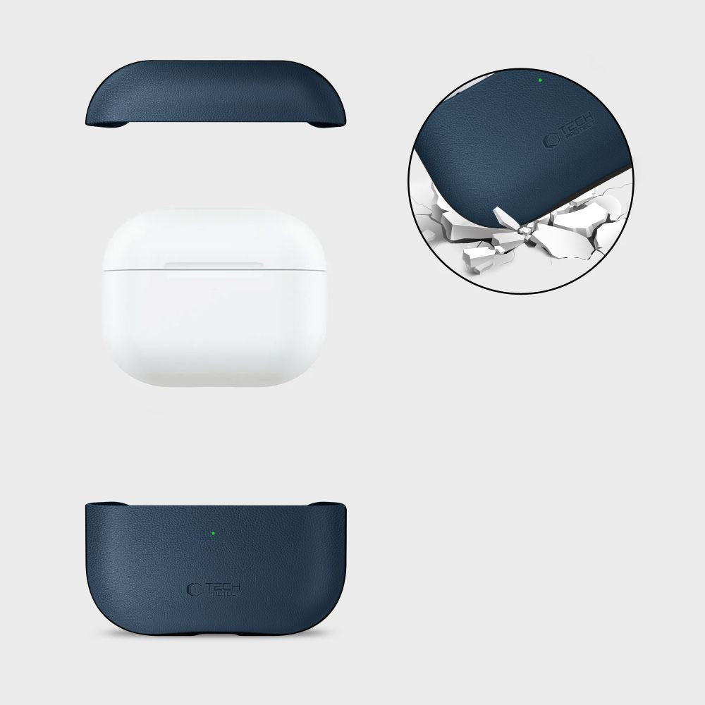 Odinis Tech-Protect dėklas AirPods Pro 3 – mėlynas -- AirPods Pro 3