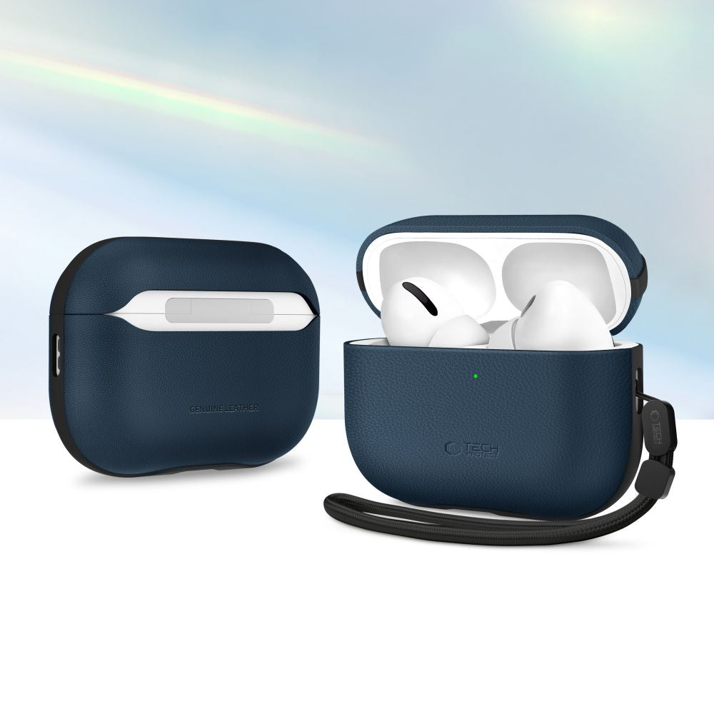 Odinis Tech-Protect dėklas AirPods Pro 3 – mėlynas -- AirPods Pro 3