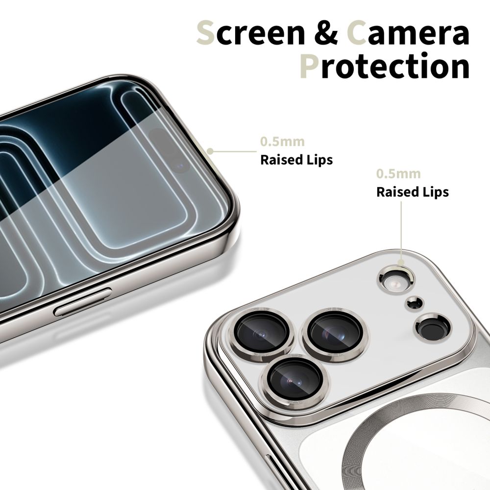 Tech-Protect MagFlex MagSafe dėklas iPhone 17 Pro – skaidrus -- iPhone 17 Pro