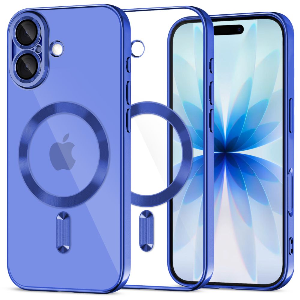 Tech-Protect MagFlex MagSafe dėklas iPhone 17 – skaidrus mėlynas -- iPhone 17