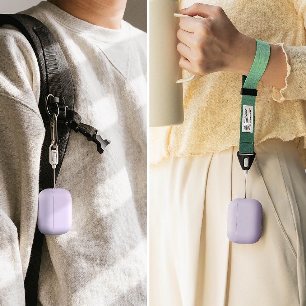 Ringke silikoninis dėklas AirPods Pro 3 – violetinis -- AirPods Pro 3