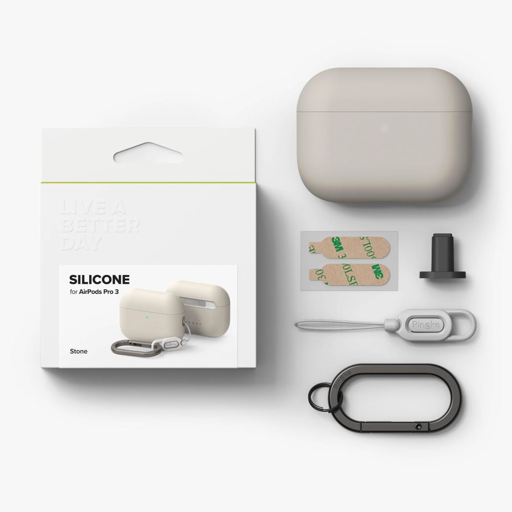 Ringke silikoninis dėklas AirPods Pro 3 – smėlio