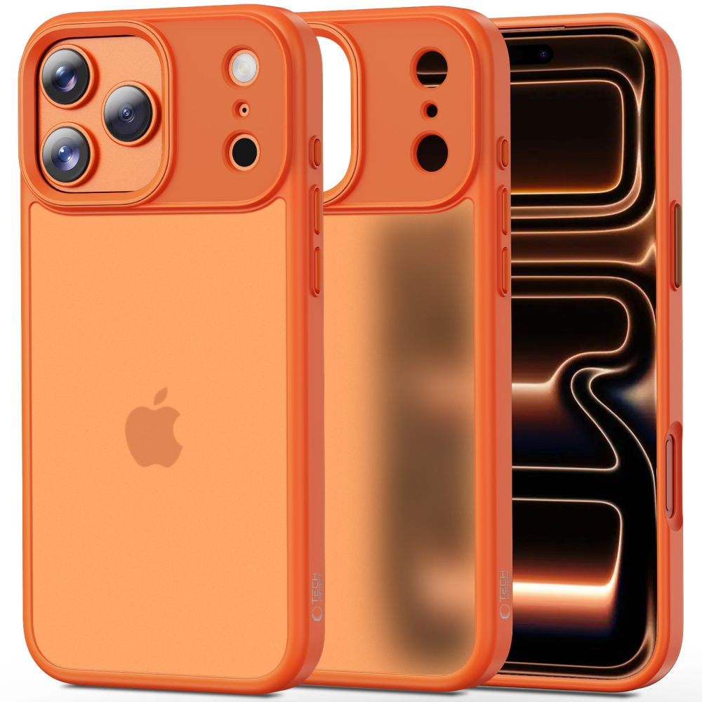 Tech-Protect MagMat dėklas iPhone 17 Pro Max – oranžinis -- iPhone 17 Pro Max