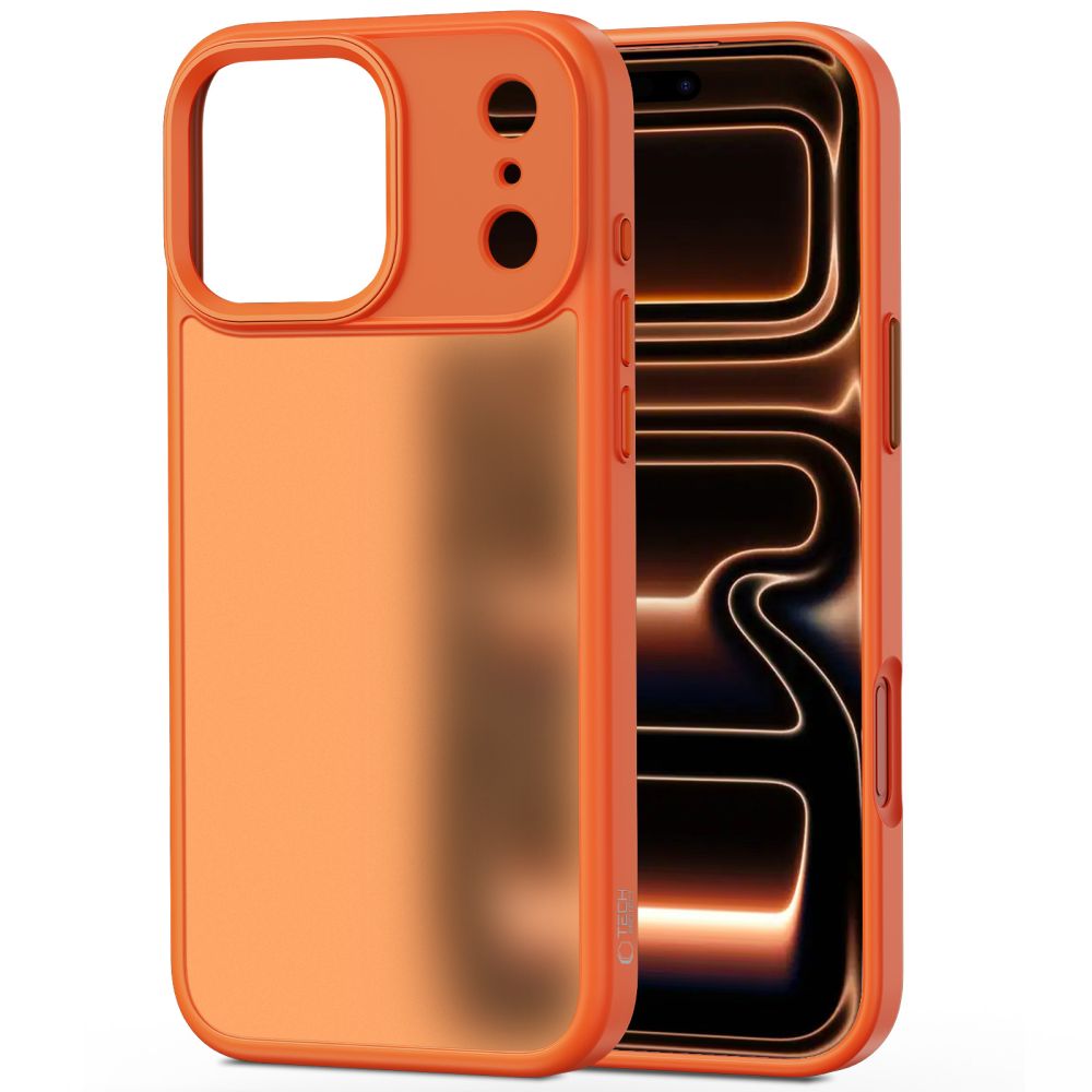 Tech-Protect MagMat dėklas iPhone 17 Pro Max – oranžinis -- iPhone 17 Pro Max
