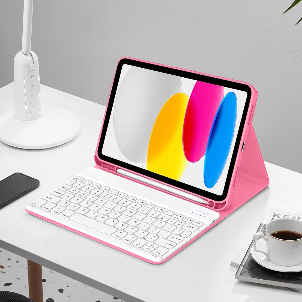 Tech-Protect SC rašiklio dėklas, skirtas iPad 10.9" 10 / 2022 / 11" 11 / 2025 - rožinė