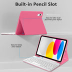 Tech-Protect SC rašiklio dėklas, skirtas iPad 10.9" 10 / 2022 / 11" 11 / 2025 - rožinė