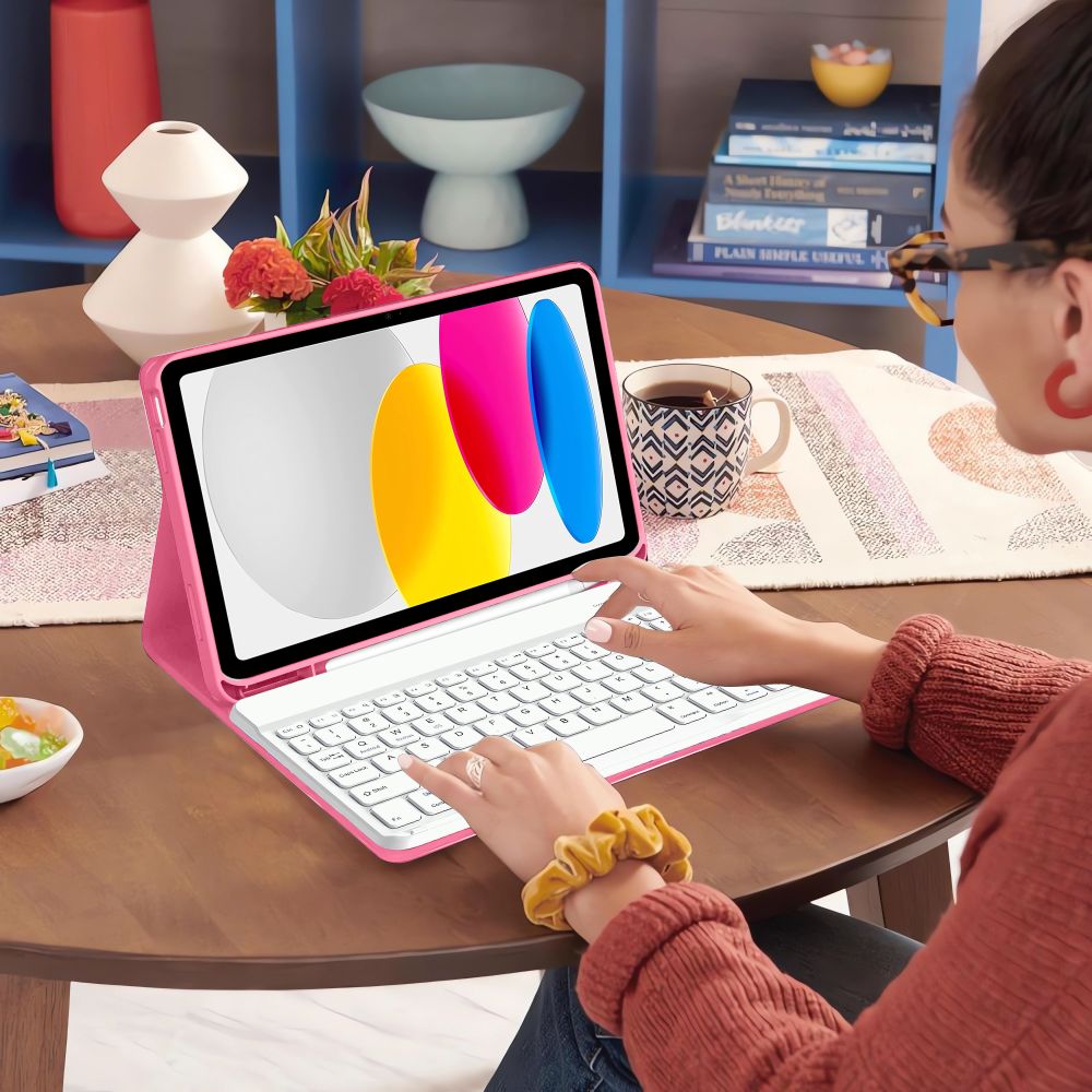 Tech-Protect SC rašiklio dėklas, skirtas iPad 10.9" 10 / 2022 / 11" 11 / 2025 - rožinė