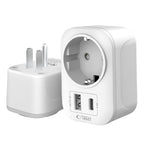 Tech-Protect TA100 US adapteris - baltas -- USB Adapters