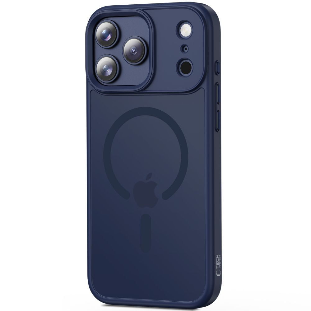 Tech-Protect MagMat MagSafe Dėklas, skirtas iPhone 17 Pro - Navy Blue -- iPhone 17 Pro