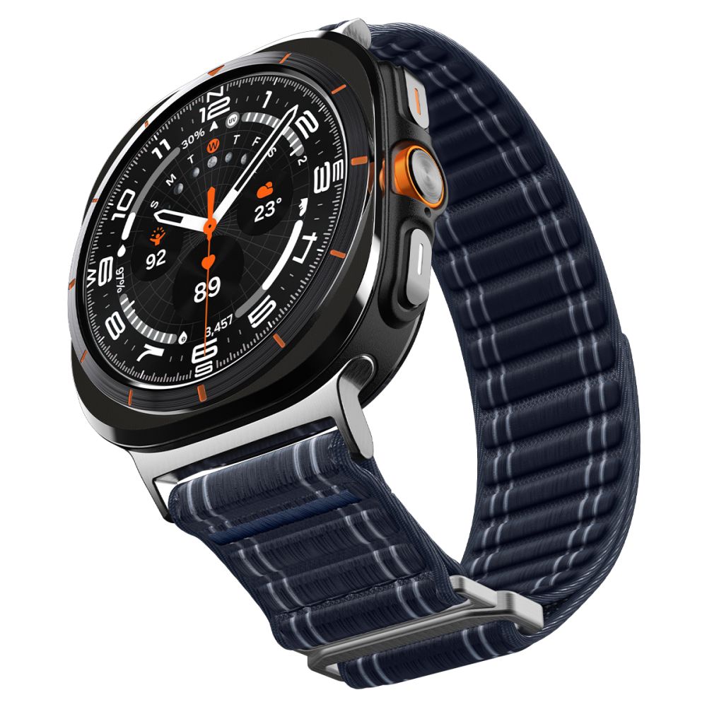 Spigen WBF0 dirželis, skirtas Samsung Galaxy Watch Ultra 47mm - tamsiai mėlynas