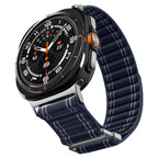 Spigen WBF0 dirželis, skirtas Samsung Galaxy Watch Ultra 47mm - tamsiai mėlynas