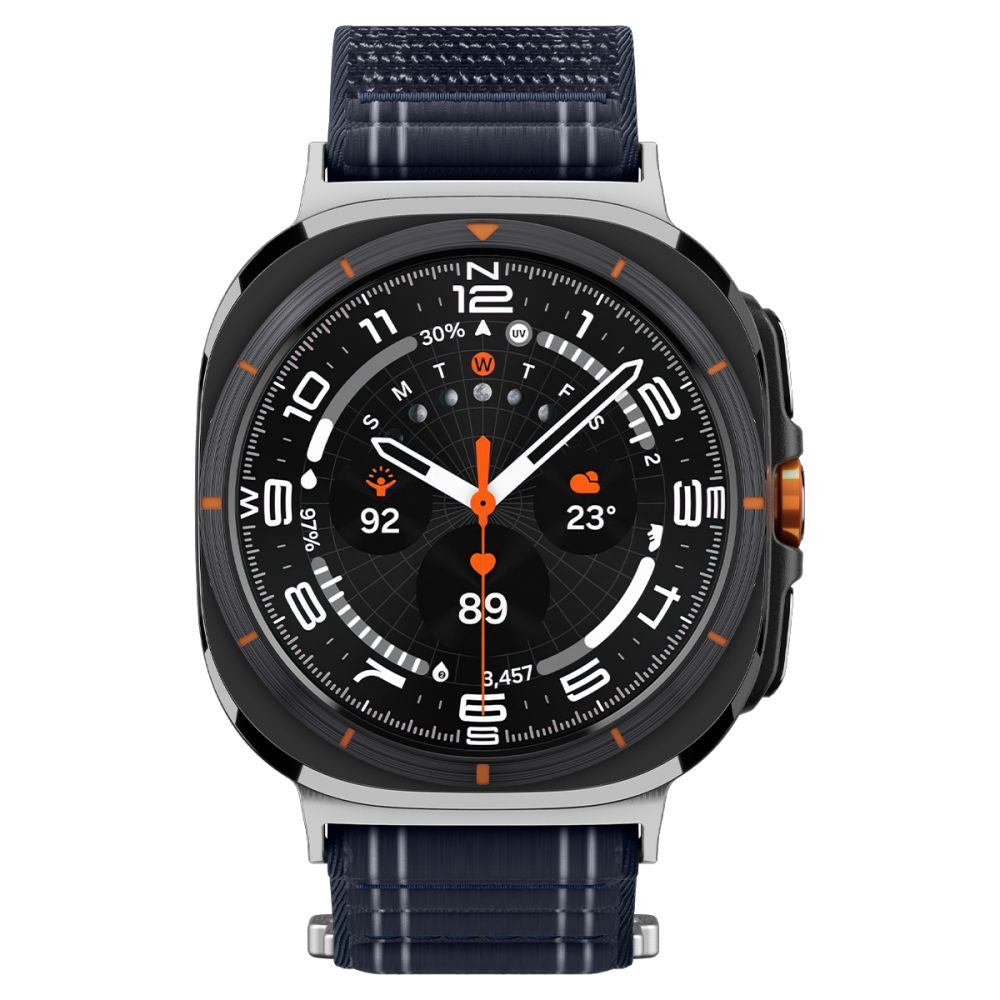 Spigen WBF0 dirželis, skirtas Samsung Galaxy Watch Ultra 47mm - tamsiai mėlynas