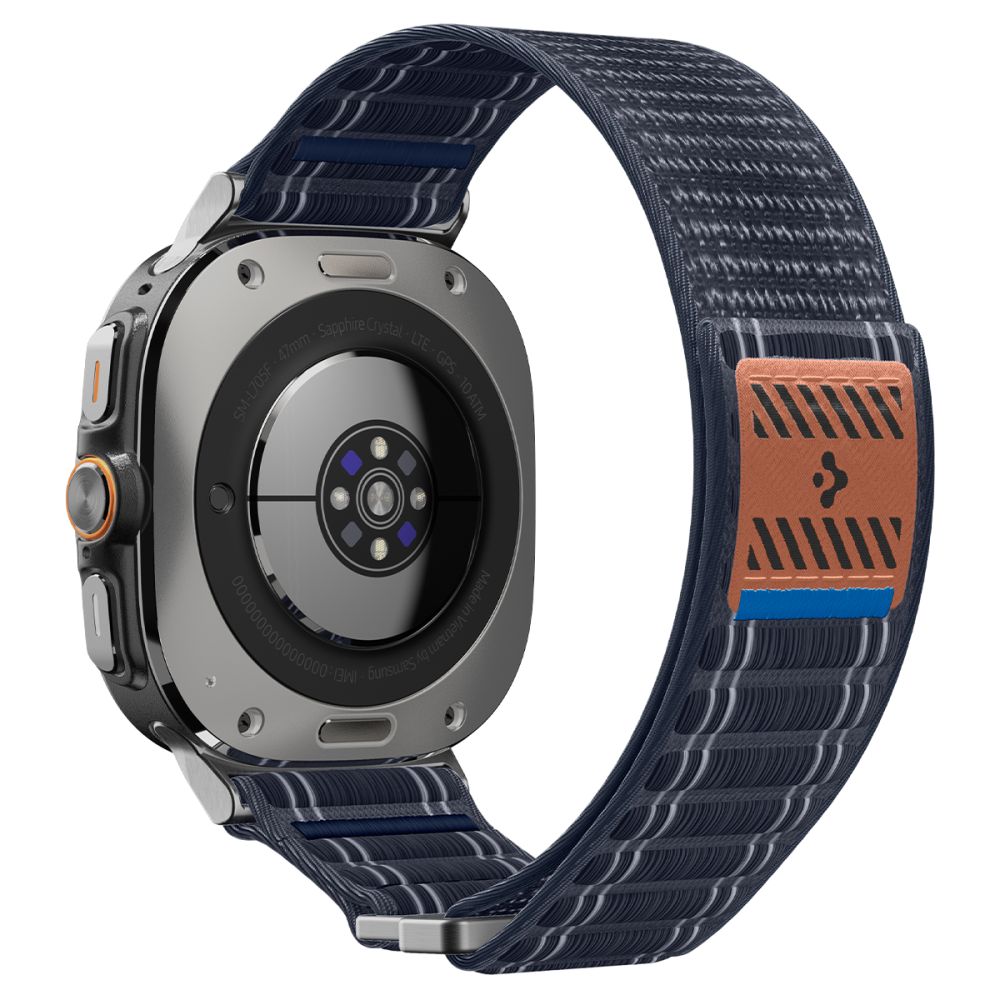 Spigen WBF0 dirželis, skirtas Samsung Galaxy Watch Ultra 47mm - tamsiai mėlynas