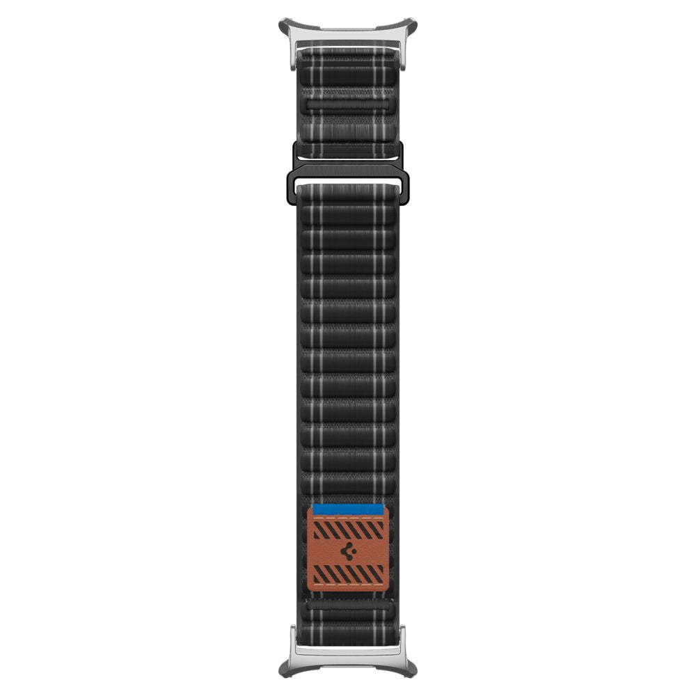 Spigen WBF0 dirželis, skirtas Samsung Galaxy Watch Ultra 47mm – juodas