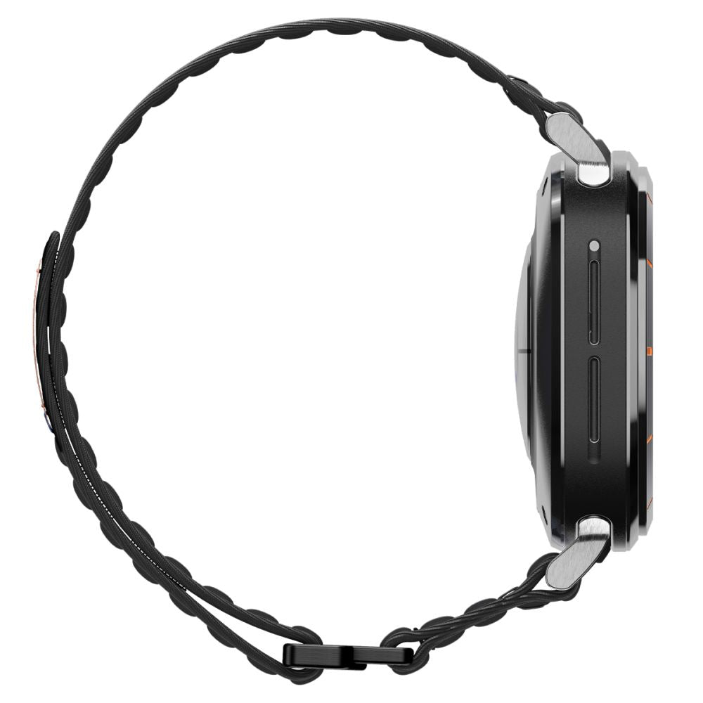 Spigen WBF0 dirželis, skirtas Samsung Galaxy Watch Ultra 47mm – juodas