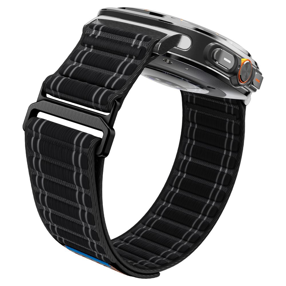 Spigen WBF0 dirželis, skirtas Samsung Galaxy Watch Ultra 47mm – juodas