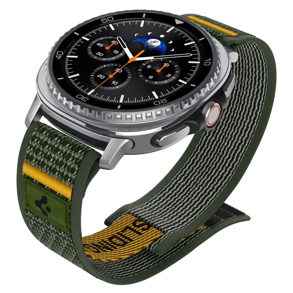 Spigen Athlex oro dirželis, skirtas Samsung Galaxy Watch 40/44/46 mm – žalias