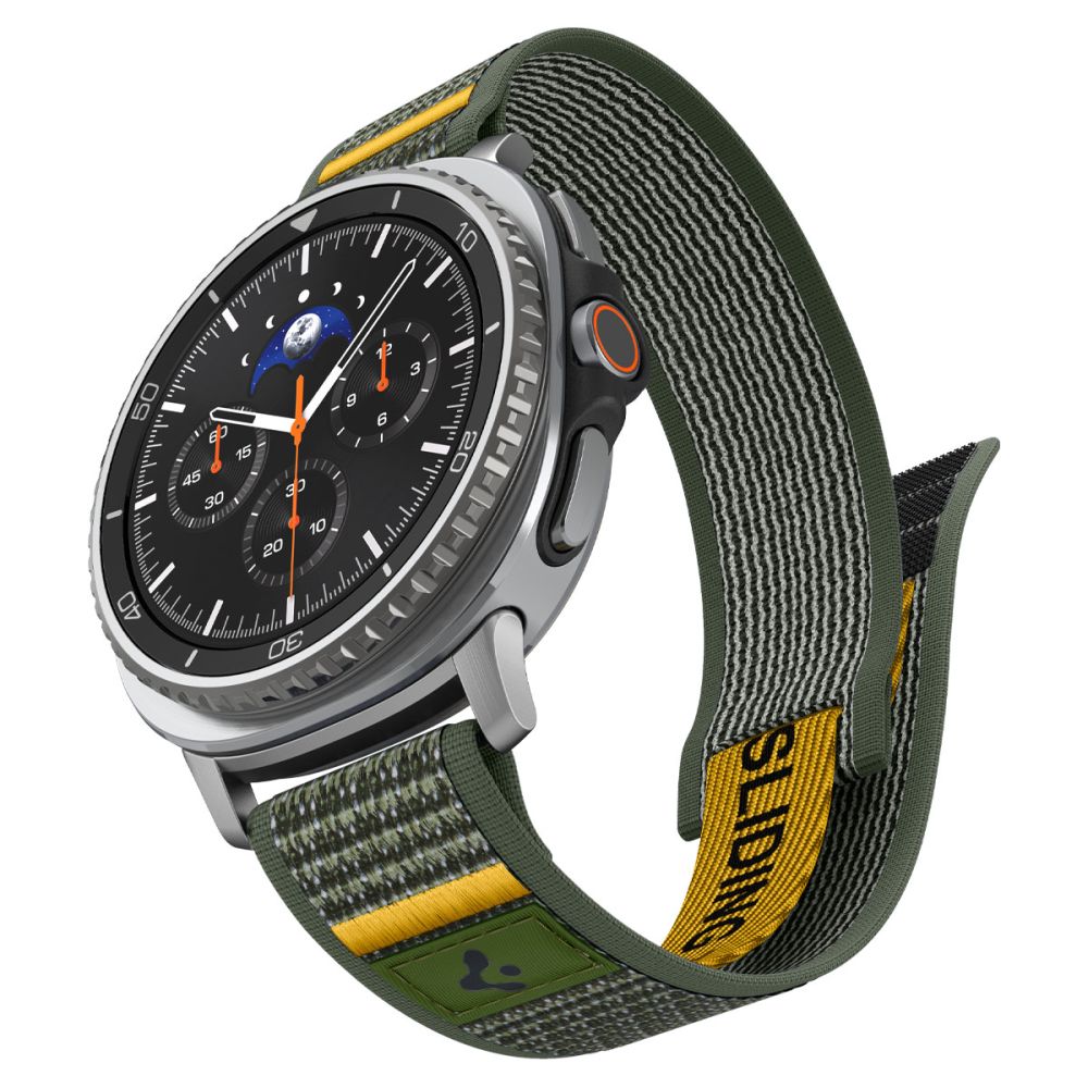 Spigen Athlex oro dirželis, skirtas Samsung Galaxy Watch 40/44/46 mm – žalias