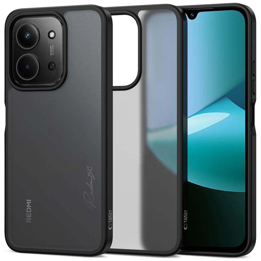Tech-Protect MagMat dėklas Redmi 15C 5G / Poco C85 5G – juodas -- Xiaomi Redmi 15C