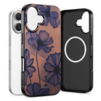 Tech-Protect Lamano MagSafe dėklas iPhone 17 – rudas/violetinis -- iPhone 17