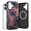 Tech-Protect Lamano MagSafe dėklas iPhone 17 – rudas/violetinis -- iPhone 17