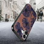 Tech-Protect Lamano MagSafe dėklas iPhone 17 – rudas/violetinis -- iPhone 17