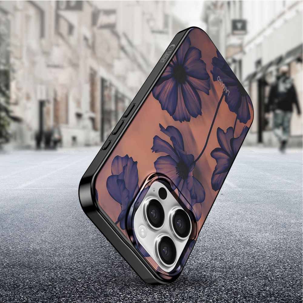Tech-Protect Lamano MagSafe dėklas iPhone 16 Pro Max – rudas-violetinis -- iPhone 16 Pro Max