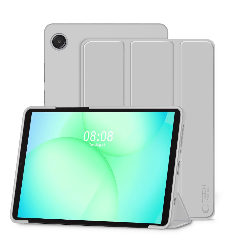 TechProtect SmartCase dėklas Galaxy Tab A9/A11 8.7 – pilkas -- Samsung Galaxy Tab A9