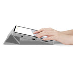 TechProtect SmartCase dėklas Galaxy Tab A9/A11 8.7 – pilkas -- Samsung Galaxy Tab A9
