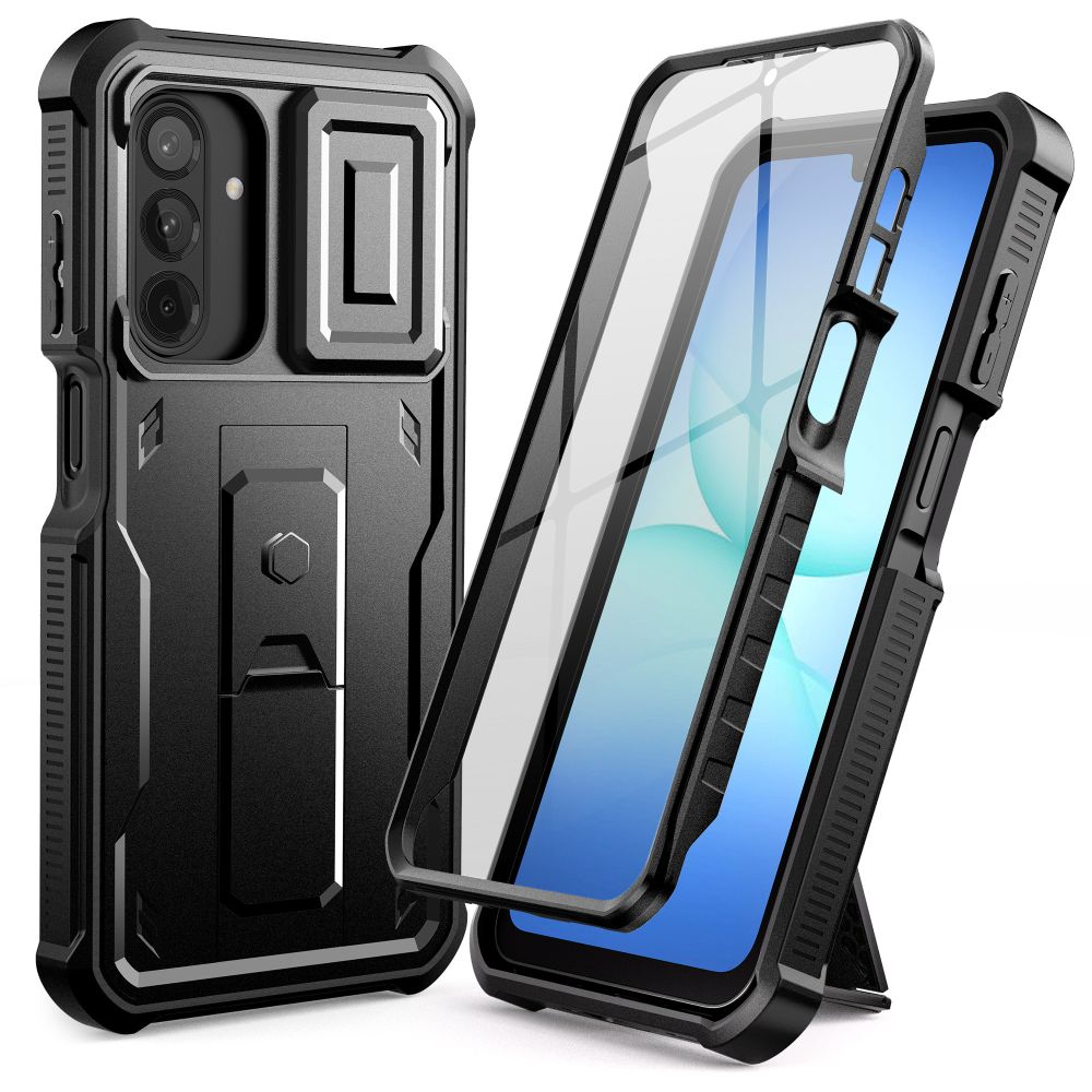 Tech-Protect Kevlar Cam+ dėklas Samsung Galaxy A17 4G/5G – juodas -- Samsung Galaxy A17