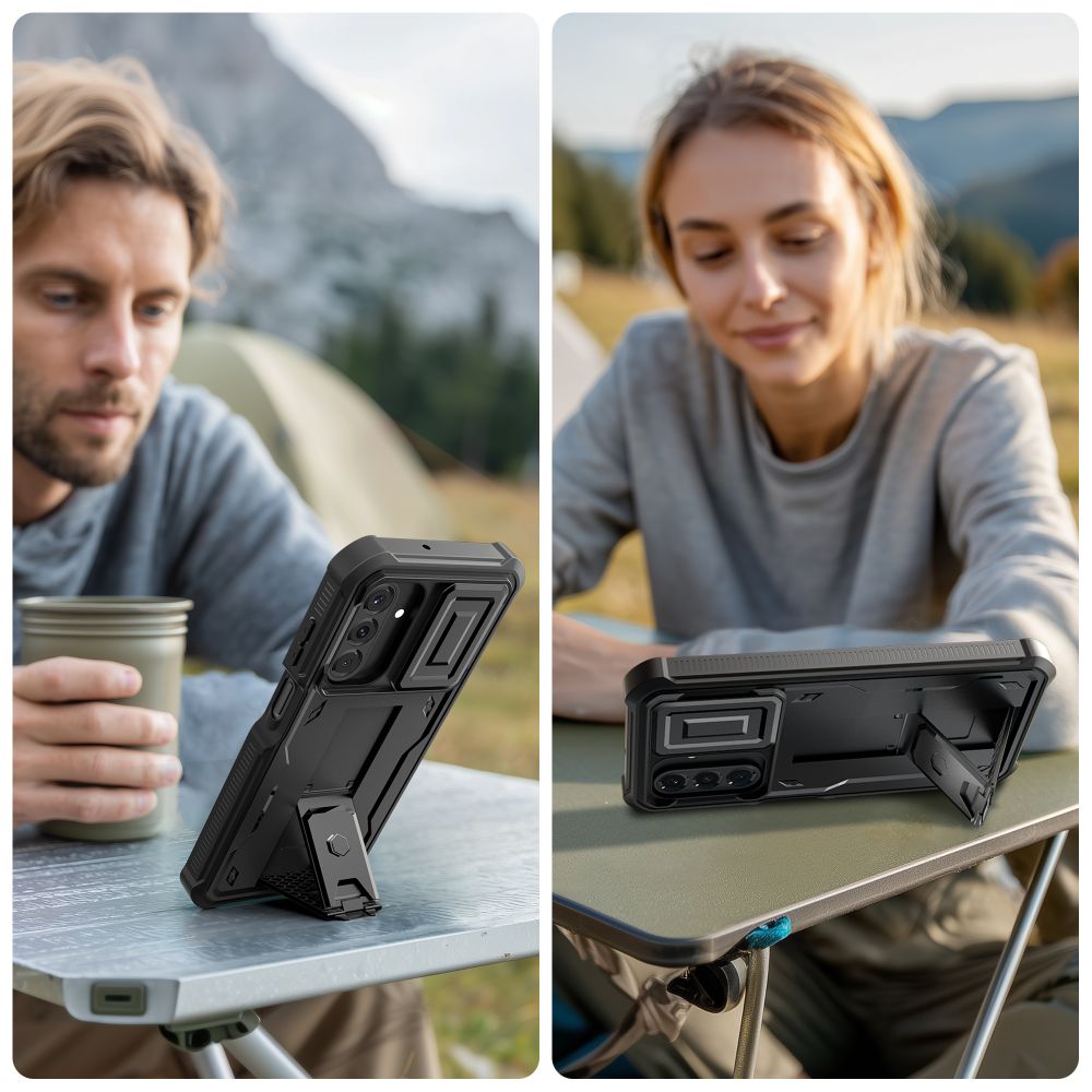 Tech-Protect Kevlar Cam+ dėklas Samsung Galaxy A17 4G/5G – juodas -- Samsung Galaxy A17