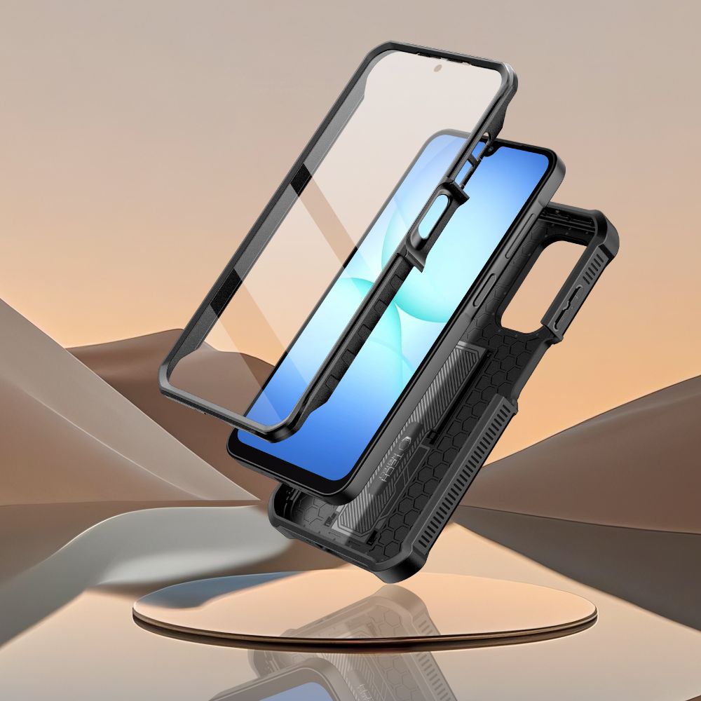 Tech-Protect Kevlar Cam+ dėklas Samsung Galaxy A17 4G/5G – juodas -- Samsung Galaxy A17