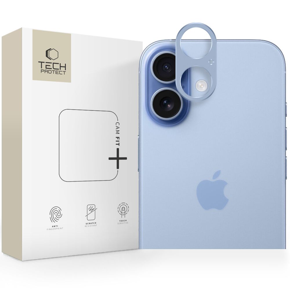 Tech-Protect Camalloy Fit+ kameros apsauga iPhone 17 – mėlyna -- iPhone 17