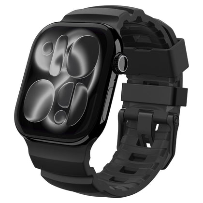 Spigen WBS2 dirželis, skirtas Apple Watch 44/45/46/49 mm – juodas